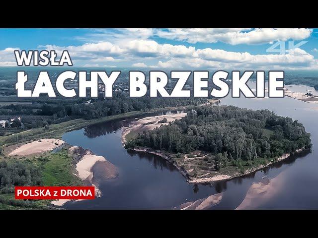 Vistula River - South of Warsaw | Poland from Bird's Eye View