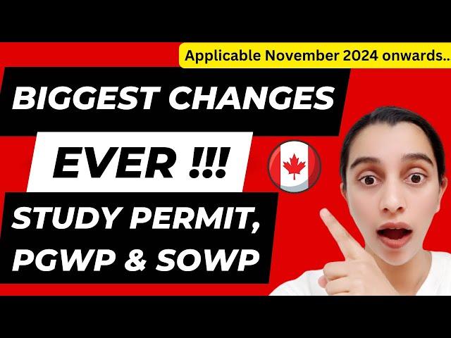 Unbelievable Changes to Canada’s Study Permit, PGWP and SOWP | September 2024 | Zeste Immigration