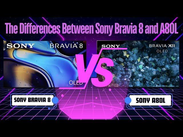 Sony Bravia 8 vs A80L: What is Better in Sony Bravia 8?