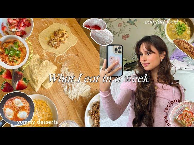 what i eat in a week (realistic+homemade food )