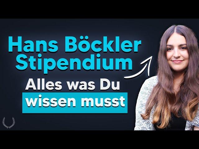 Hans Böckler Stipendium? Schaue das Video zuerst!