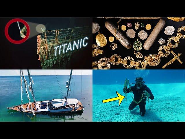 10 UNEXPECTED FINDSTREASURES OF SUNKEN SHIPSTHE LAST DIVE TO THE TITANICABANDONED YACHT