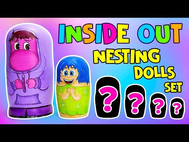 How To Make Inside Out 2 Nesting Dolls Set