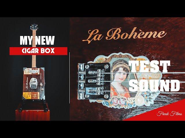 Cigar box guitar - The Chicago - Test Sound (improvisation)