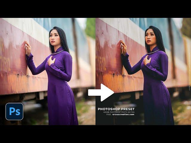 Photoshop Tutorial: Photoshop Moody Color Grading । Moody Color Grading Photoshop Presets