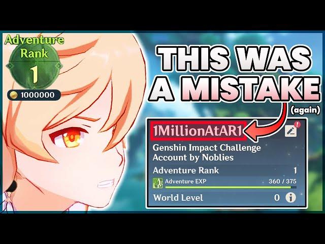 Is it Possible To Get 1 Million Mora at Adventure Rank 1? (Genshin Impact)