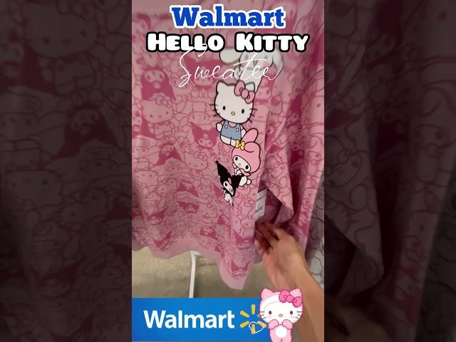 WALMART |  HELLO KITTY Sweaters $12.88!!  Shop With Me! 