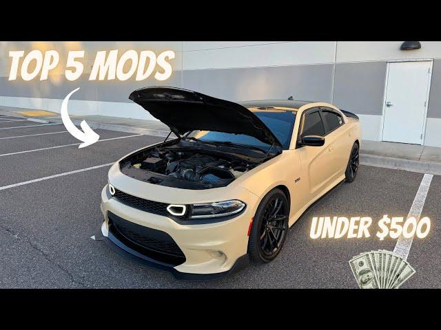 TOP 5 MUST HAVE MODS FOR YOUR DODGE CHARGER!