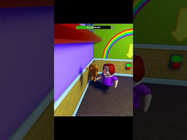 Omega Nugget tries to escape grandma  #roblox #shorts #gegagedigedagedago