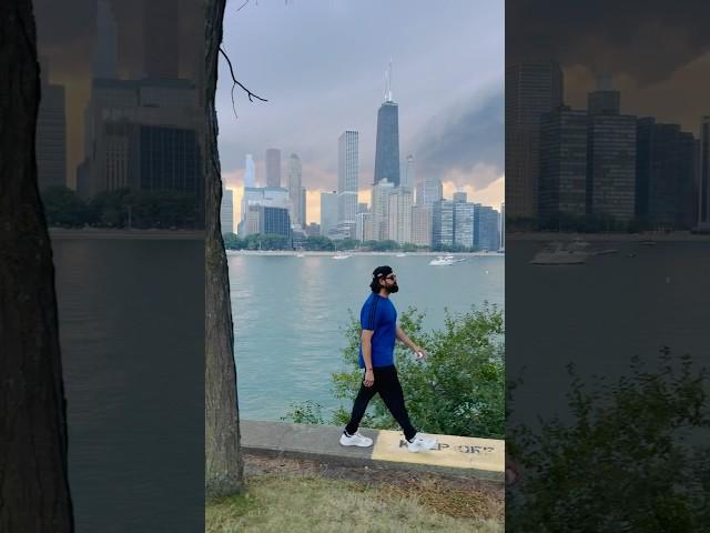 Beautiful weather of Chicago #shorts #chicago #weather #ytshorts