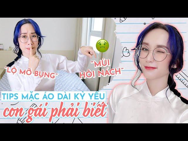 TIPS MẶC ÁO DÀI- CHỤP ẢNH KỶ YẾU CON GÁI NÊN BIẾT | HƯƠNG WITCH #BACKTOSCHOOL