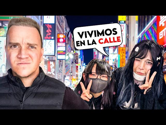 Asi es la VIDA de las NIÑAS VAGABUNDAS de Japón