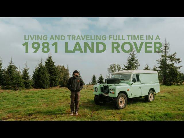 Living Full Time in a Land Rover Series 3