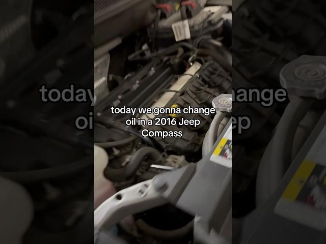 How to properly change oil in a 2016 Jeep Compass #diy #torque #filter #tips #save #inspiration