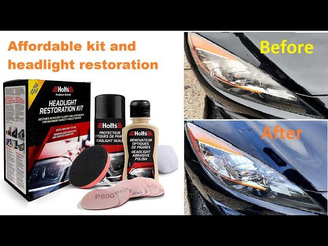 (Quick video) Headlight Restoration with Holts Headlight Restoration Kit