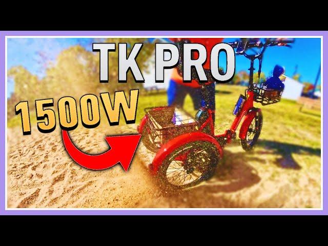 NEW Electric Trike design from Mooncool…the TK PRO...1500 Watts!  Full Review...the Good and the Bad