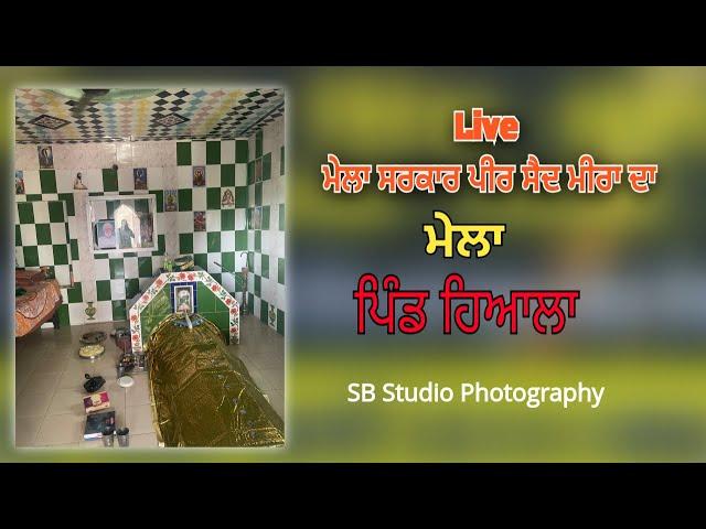 Live ਮੇਲਾ ਸਰਕਾਰ ਪੀਰ ਸੈਦ ਮੀਰਾ ਦਾ || Vill Hiala ( Nawan Shahr )  SB Studio Photography 14-6-2024