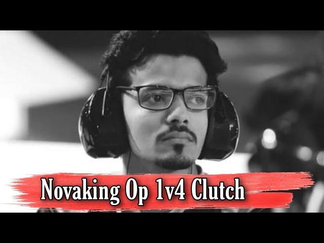 Novaking Op 1v4 clutch || Novaking Gameplay || #novaking #pubgmobile #shorts