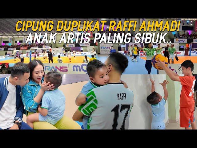 FAMILY TIME DI TEMPAT SHOOTING!!! AJJA DAN RAFATHAR IKUT LOMBA BASKET DI TOSI!!!