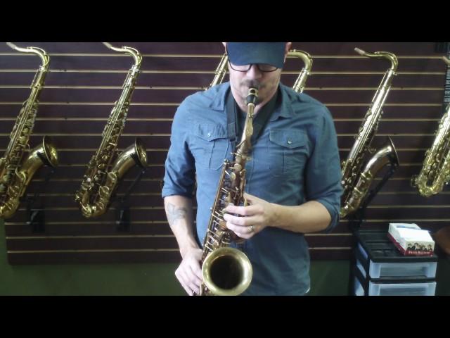 Saxquest New Horn Demo Master 97 Alto in Bare Brass