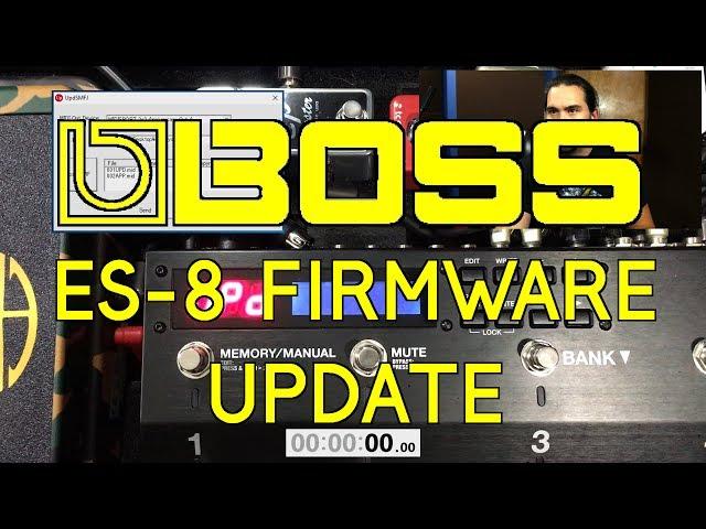 BOSS ES-8 Firmware Update Tutorial