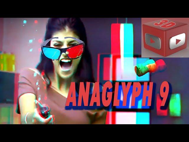 3d stereoscopic anaglyph real yt3d red blue glasses vr  demo 9 wyh78