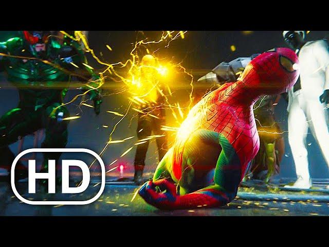 The Amazing Spider-Man Vs Sinister Six Fight Scene 4K ULTRA HD - Spider-Man Remastered PS5