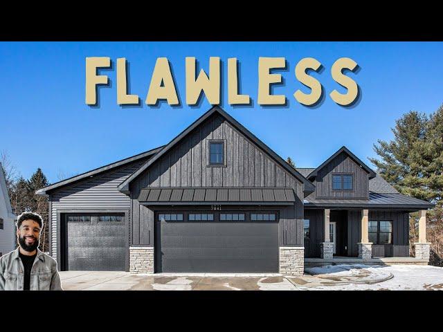 MAGNIFICENT Luxury House Tour Near Grand Rapids Michigan | New Construction Homes