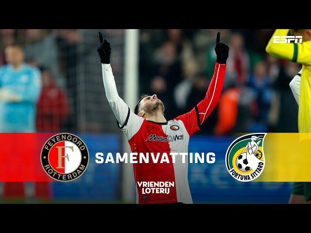  SANTIAGO GIMENEZ met een schitterende omhaal  | Samenvatting Feyenoord - Fortuna Sittard