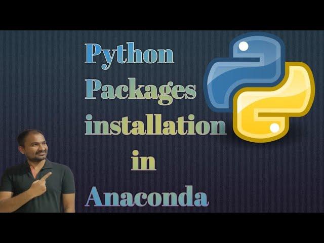 Python OpenCv (Python packages installation in Anaconda)