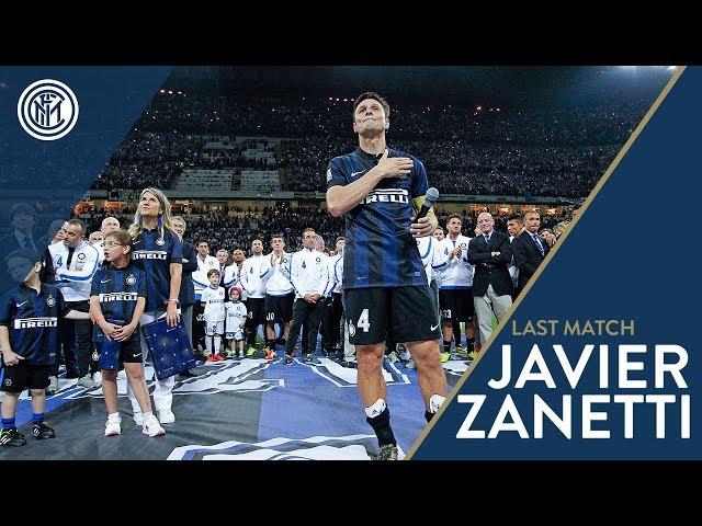 Javier Zanetti says farewell to San Siro | Inter vs. Lazio 2013/14