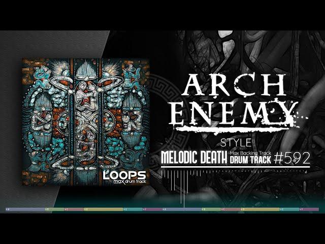 Melodic Death Metal Drum Track / Arch Enemy Style / 180 bpm