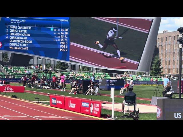 Will Claye Men’s Triple Jump FINAL (16.24m; 53-3 ½) 2024 U.S. Olympic Trials