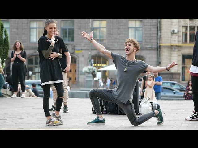 Pentatonix Can't Hold Us Street dancing in Kyiv, Ukraine