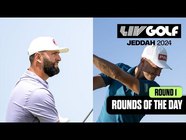 LEADER HIGHLIGHTS: Rahm, Meronk Co-Lead After 62s | LIV Golf Jeddah