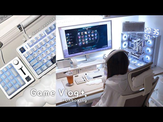 Game Vlog| My Gaming Days, New keyboard Unboxing | LOL, Baldur's Gate 3 | GMMK numpad, AULA F75