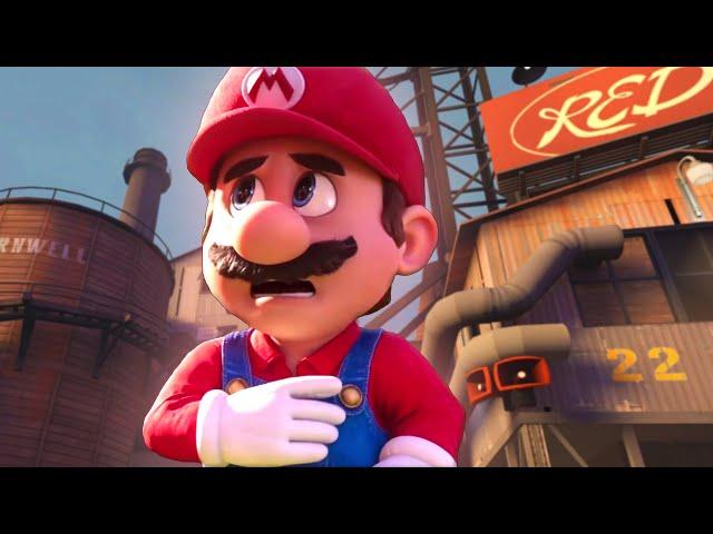 The Mario Bros Movie but Mario travels to TF2 instead