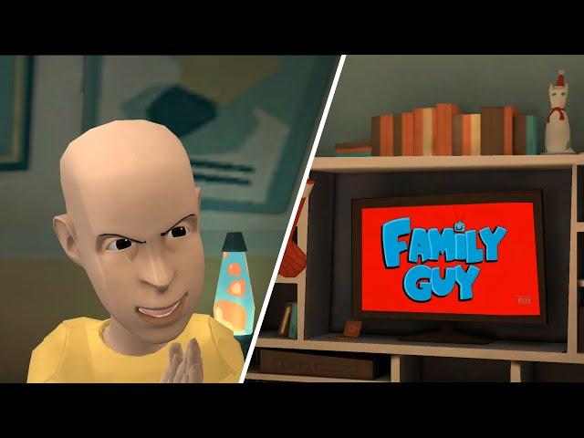Caillou Watches Family Guy/Grounded (Berco TV's Version)