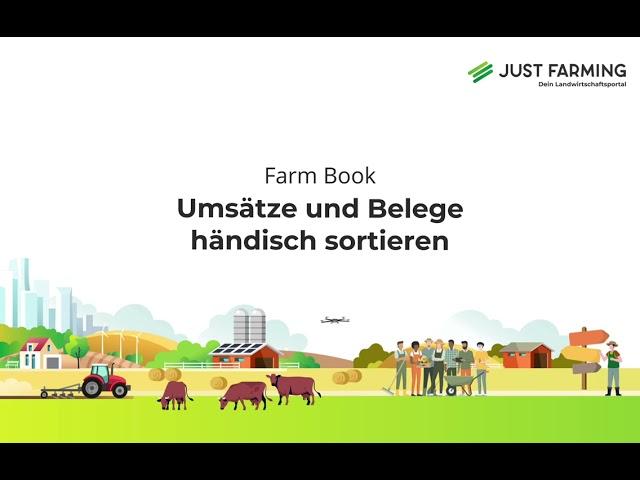 Kontoumsätze und Belege automatisch zuordnen in Farm Book | Just Farming