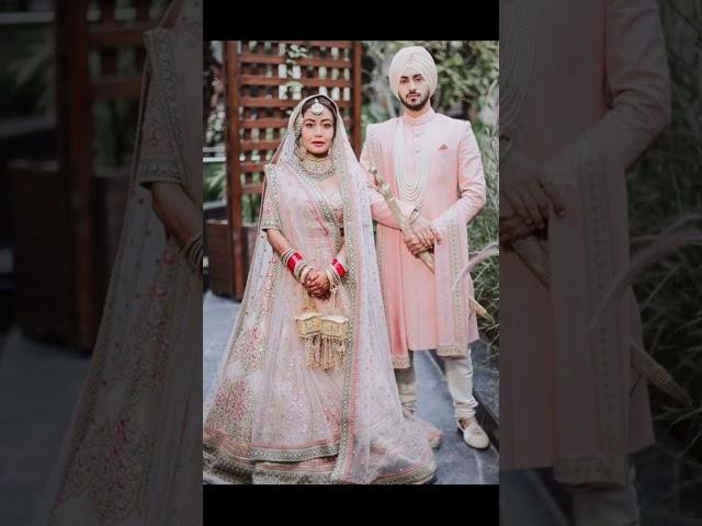 Neha Kakkar Dress Design | Neha Kakkar Wedding Photos | #shortvideo | Neha Kakkar with Husband