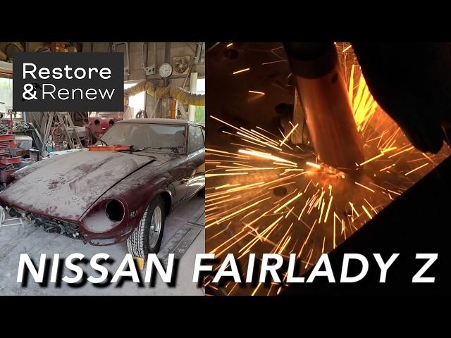 NISSAN Fairlady Z S30 Restoration Pt.3 [Welding the Trunk's Corroded Parts] - Restore & Renew