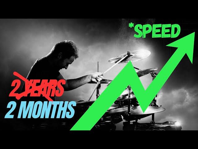 The “Sneaky” Way to 2x Your Speed on Drums (Not Clickbait)