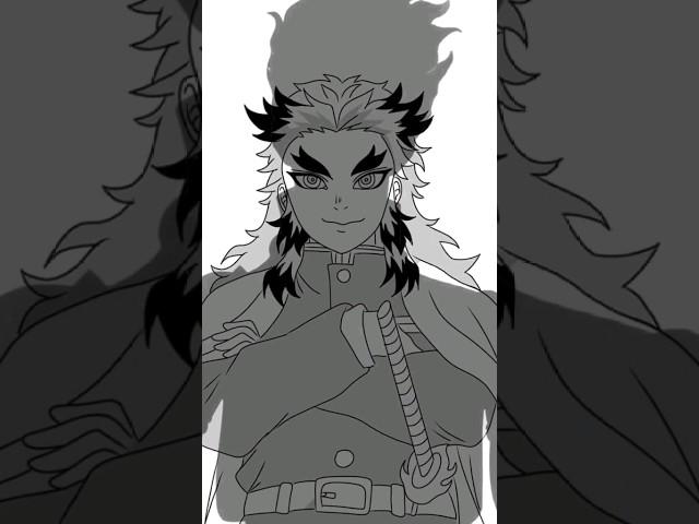 Hisoka meets PART 1 #hunterxhunter #demonslayer #hisoka #rengoku #animation #animatic #anime