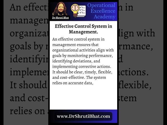 Effective Control System in Management | Drive Results with Smarter Performance Monitoring.