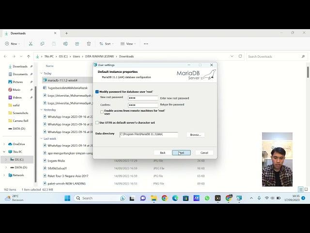 Cara Install MariaDB sampai tuntas di Windows 11
