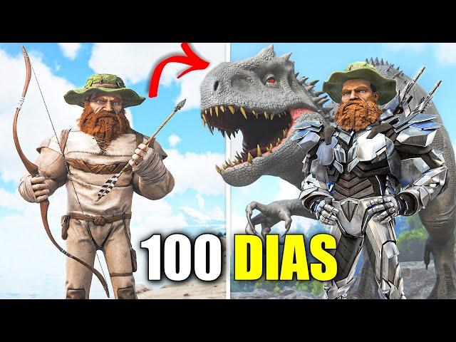 ¡Tengo 100 Días para Pasar ARK Survival Evolved en Hardcore! Película Completa de Lost Island.