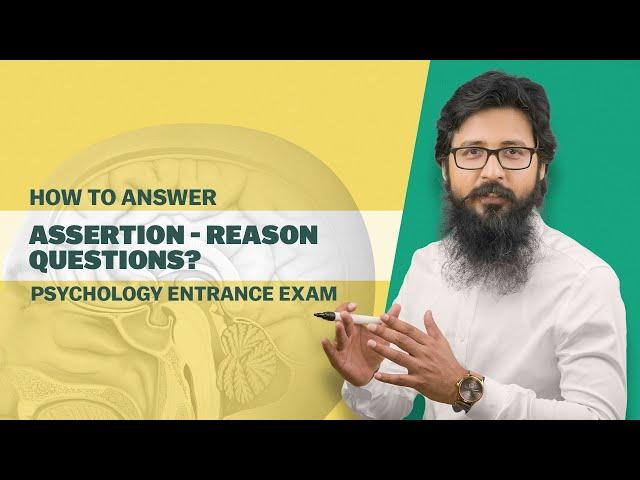 How to Answer Assertion-Reason Questions | Psychology Entrance Exams | Arvind Otta