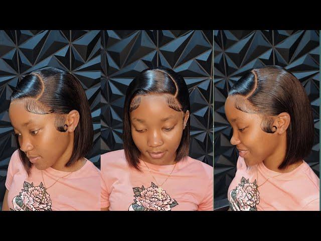 How To Reinstall Your Frontal Wig || Best Way To Install An Old Bob Wig For Beginners