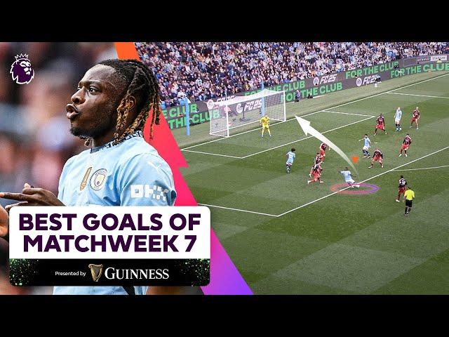 The BEST goals of Matchweek 7 | FT Doku, Jota, Havertz and MORE!