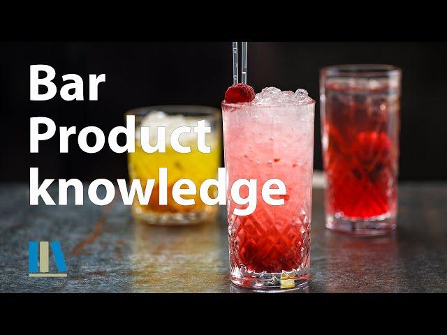 BAR PRODUCT KNOWLEDGE - Food and Beverage Service Training #17